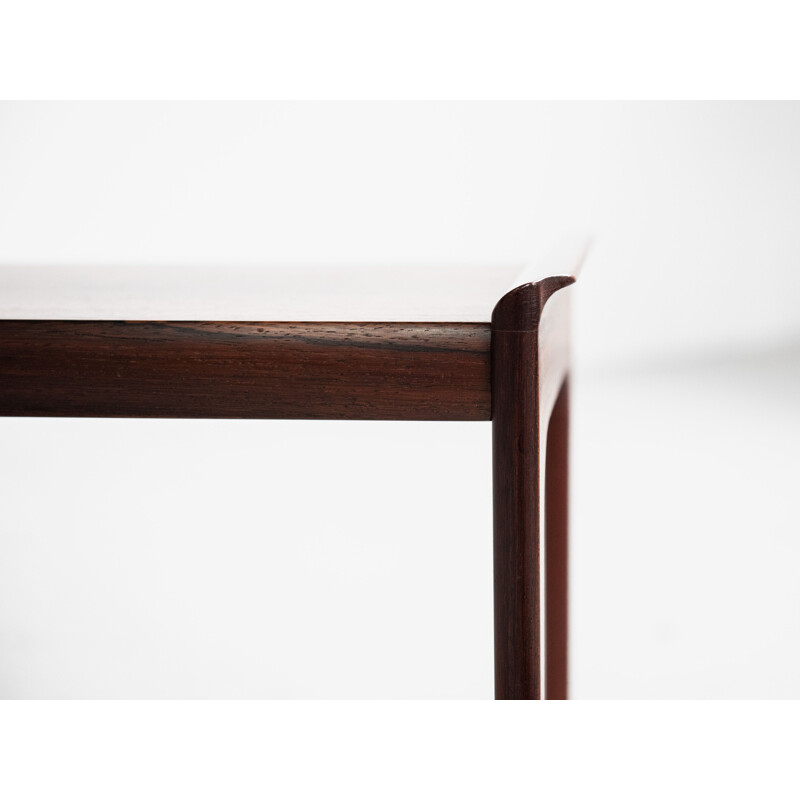 Midcentury side table in rosewood by Heltborg Møbler Danish 1960s