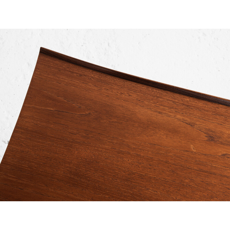 Midcentury long coffee table in teak by Ilse Möbel 1960s