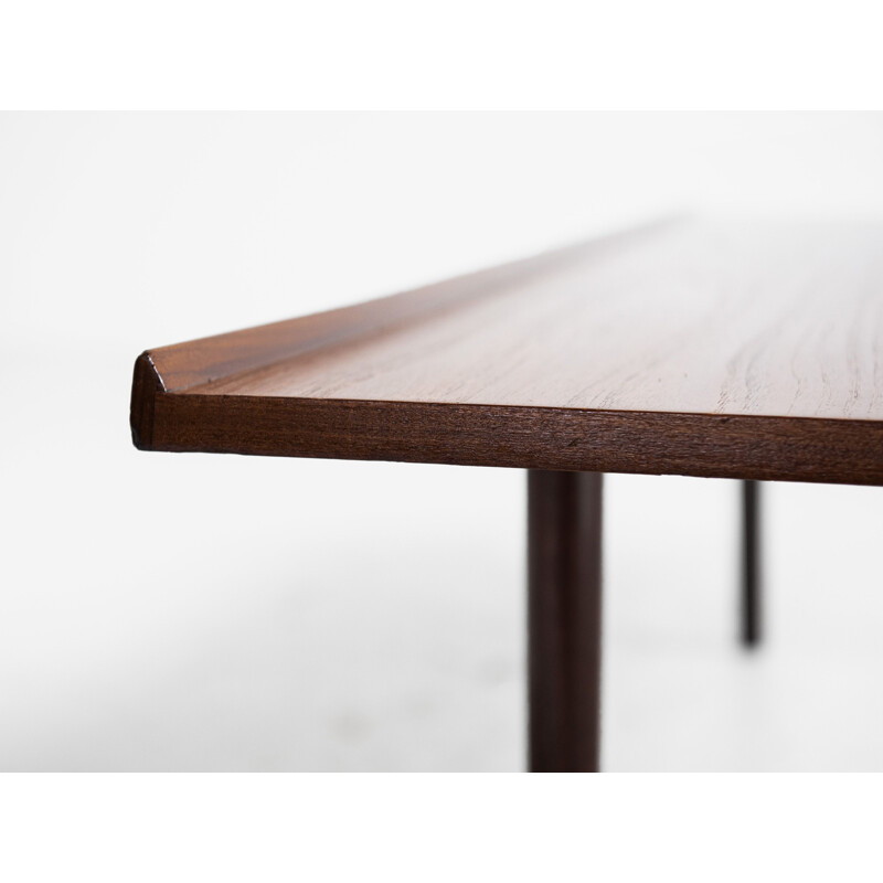 Midcentury long coffee table in teak by Ilse Möbel 1960s