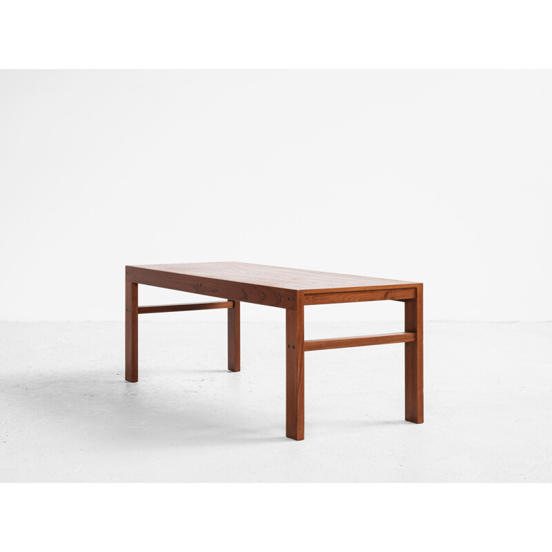 Midcentury low coffee table in teak Danish 1960s