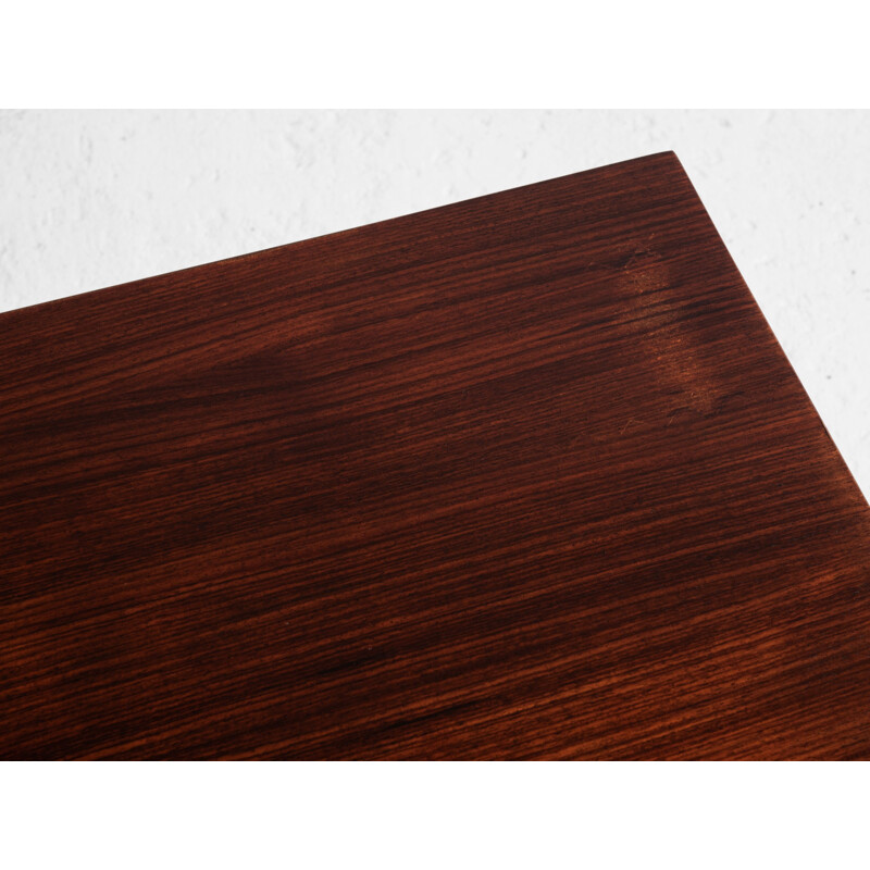 Vintage rosewood coffee table by Severin Hansen for Haslev, Denmark 1960