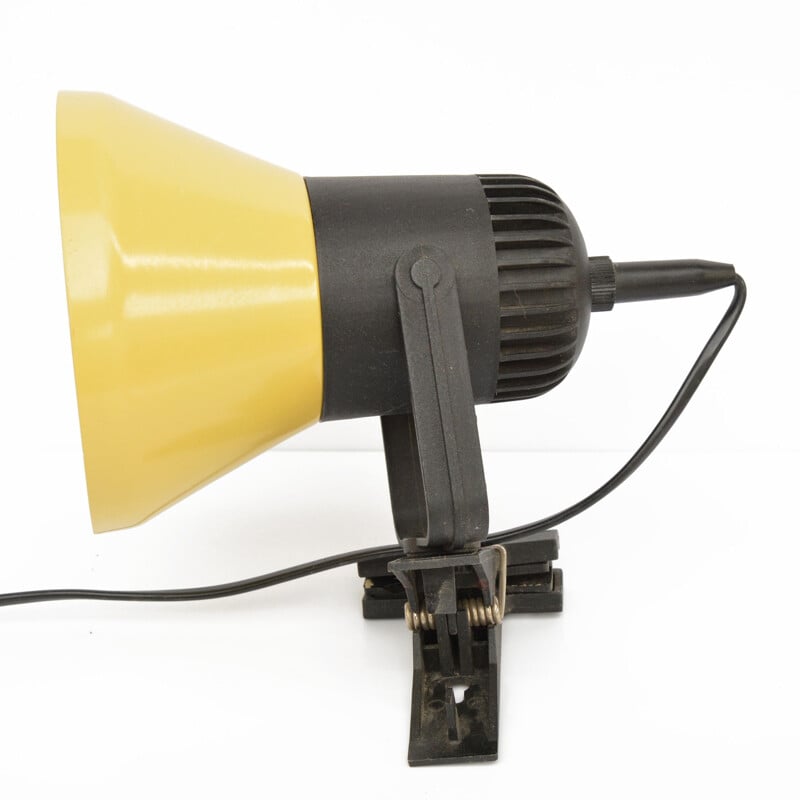 Vintage Industrial lamp for clips, type 12.B.700  R, Polam-Piła Poland, 1970s