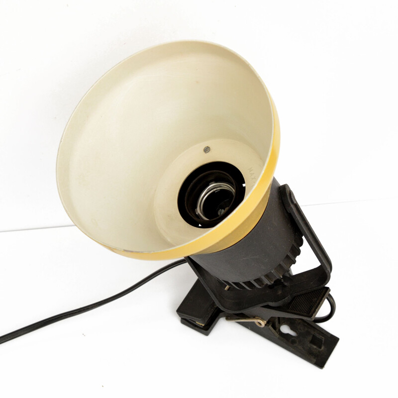 Vintage Industrial lamp for clips, type 12.B.700  R, Polam-Piła Poland, 1970s