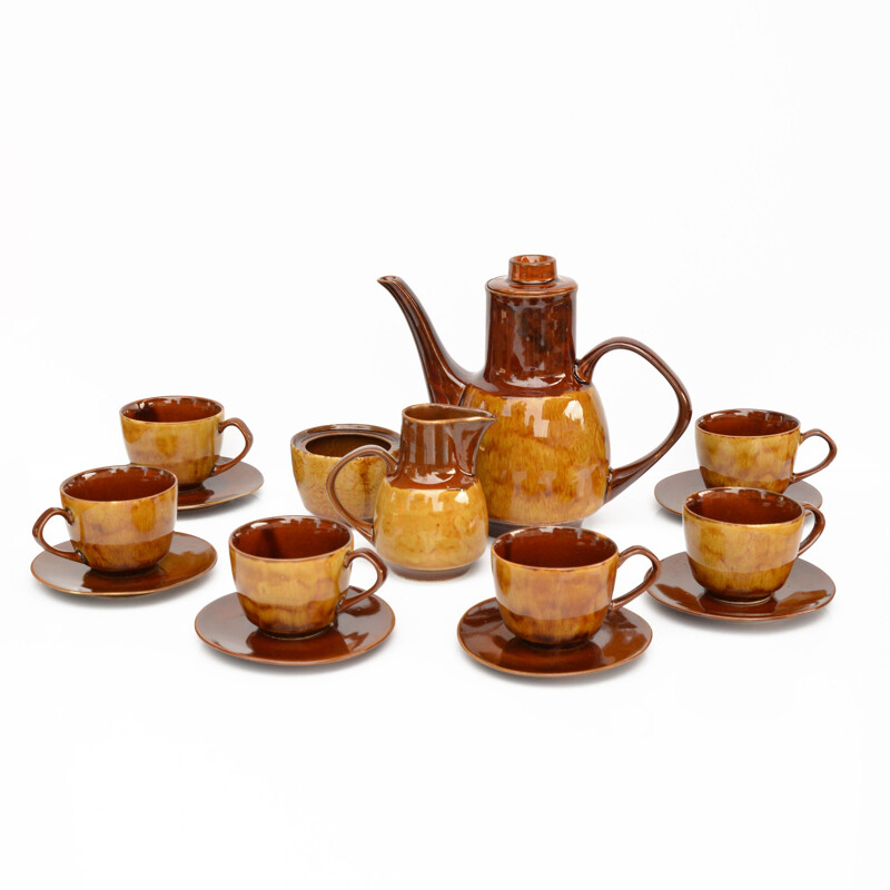 Vintage 'Novi' coffee service by A. Sadulski, Mirostowice, Poland 1970s