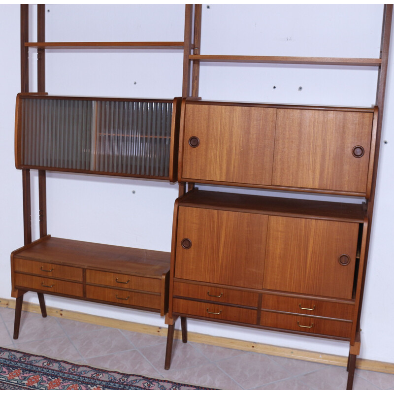 Mid-Century Norwegian Teak Shelf, 1960s