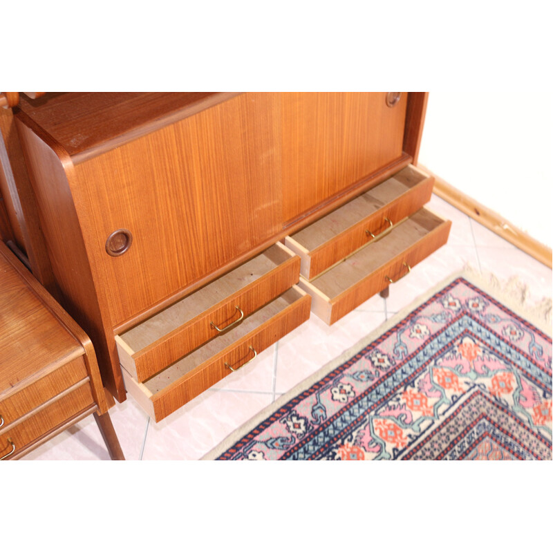 Mid-Century Norwegian Teak Shelf, 1960s