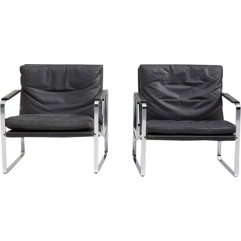 Pair of vintagearmchairs by Preben Fabricius  for Walter Knoll 1972