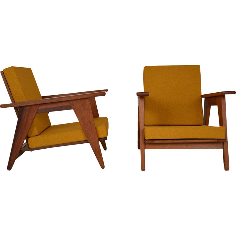 Pair of vintage armchairs 1960