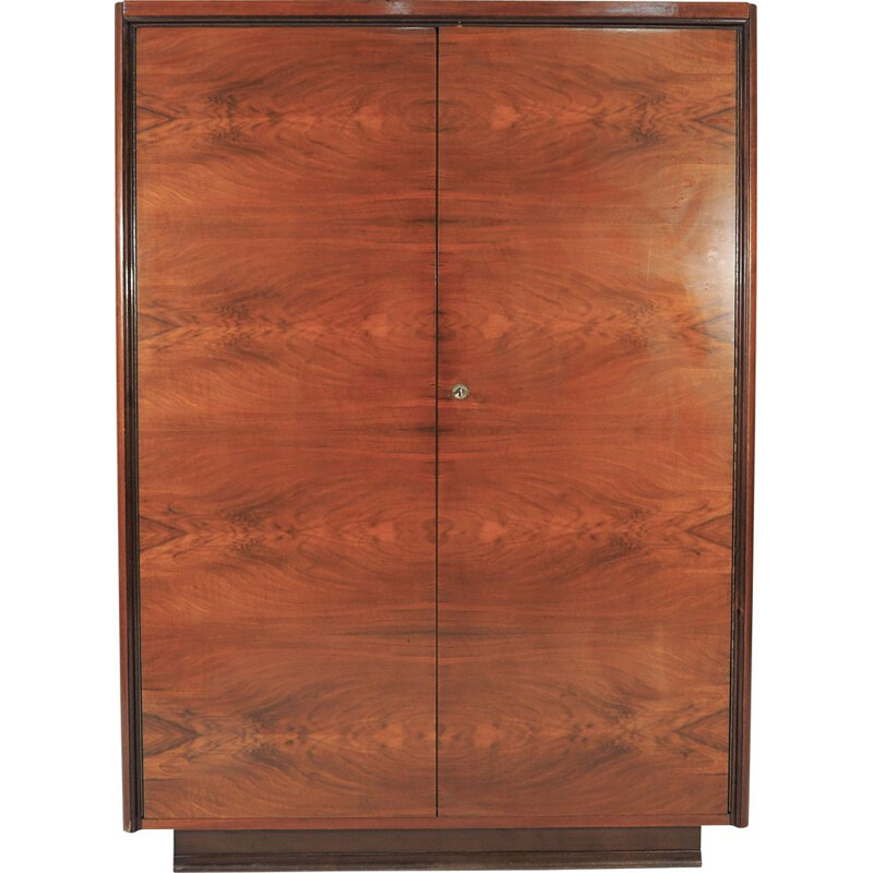 Vintage Walnut Wardrobe 1960s