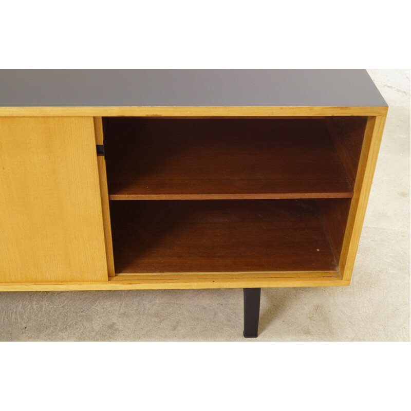 French "Ermenonville" sideboard in ash, Gérard GUERMONPREZ - 1950s