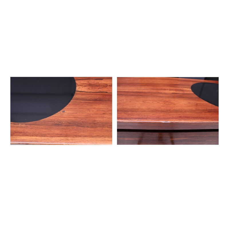 Mid century rosewood console table by Arne Vodder for Sibast Danish