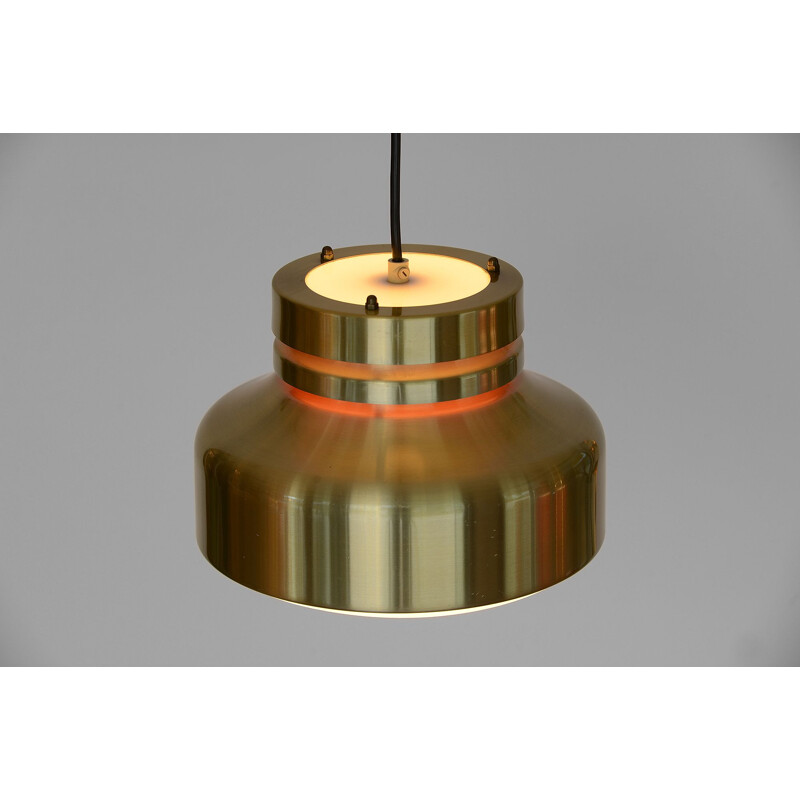 Small vintage pendant light from Super-light. Denmark 1970s