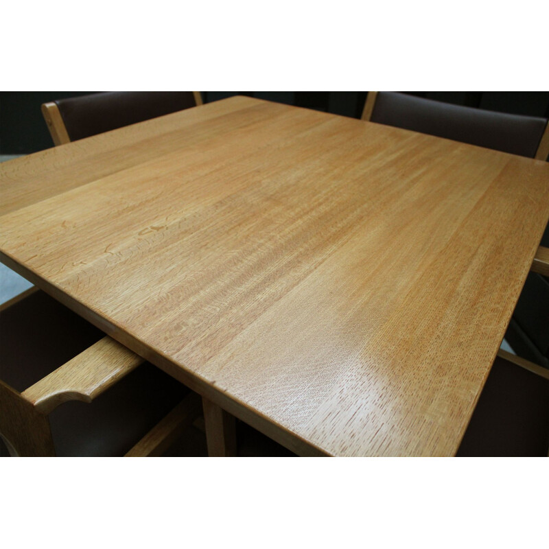 Mid Century oak 4 seater dining set by Børge Mogensen for Fredericia Stolefabrik Danish 1964