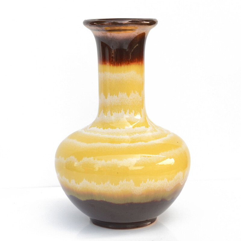 Vase vintage en céramique 3269 iStaffel Limburg Allemagne 1970