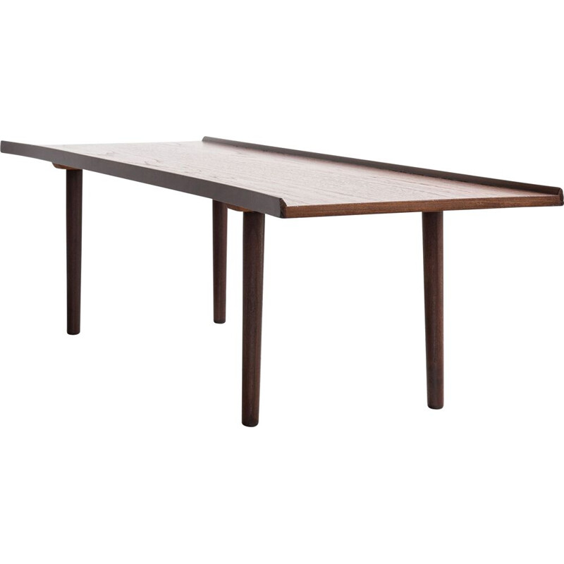 Midcentury long coffee table in teak by Ilse Möbel 1960s