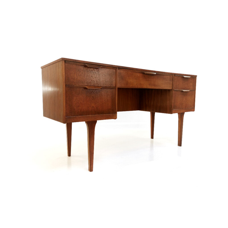 Bureau vintage en teck Frank Guille pour Austinsuite Britanique 1960