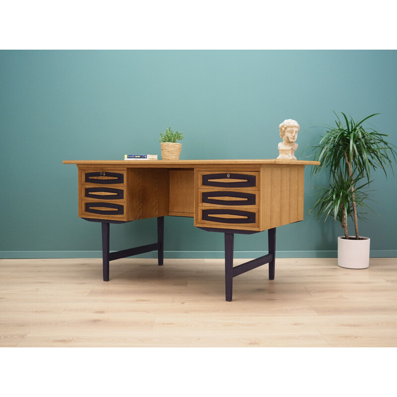 Vintage Desk ash, Danish 1970s