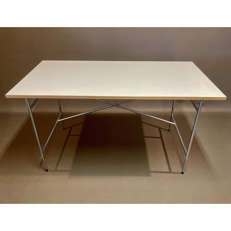 Vintage modular desk Metal and wood by Egon Eiermann