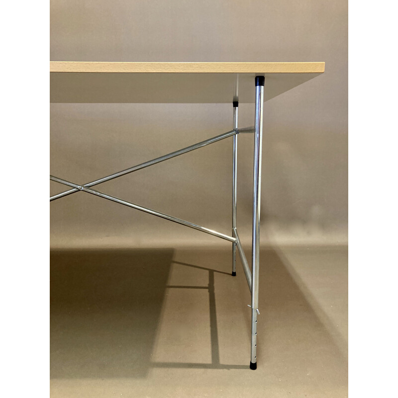 Vintage modular desk Metal and wood by Egon Eiermann