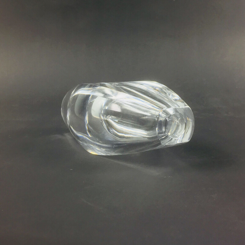 Vintage Glass Vase Ventana by Mona Morales-Schildt for Kosta, 1950s