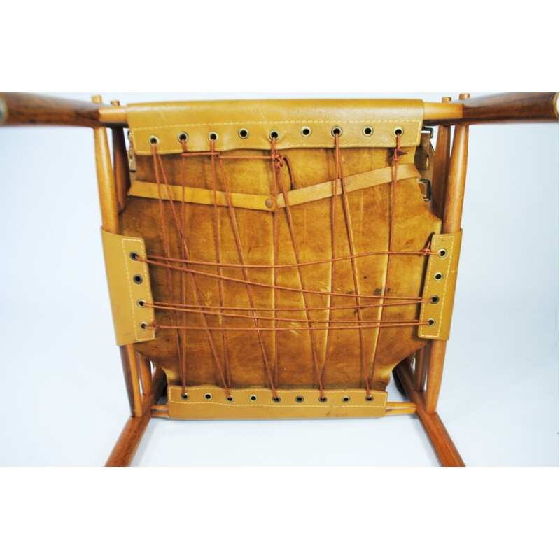 Mid-century Scandinavian "Sirocco" safari chair, Arne NORELL - 1960s