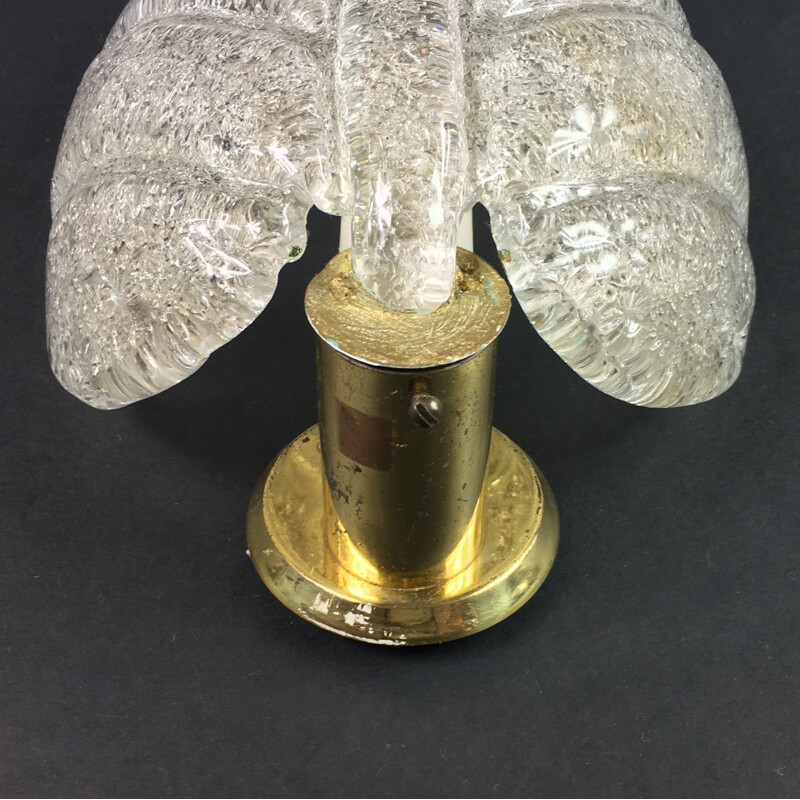 Vintage Glass Sconce from Barovier and Toso,Murano  Italian 1950s