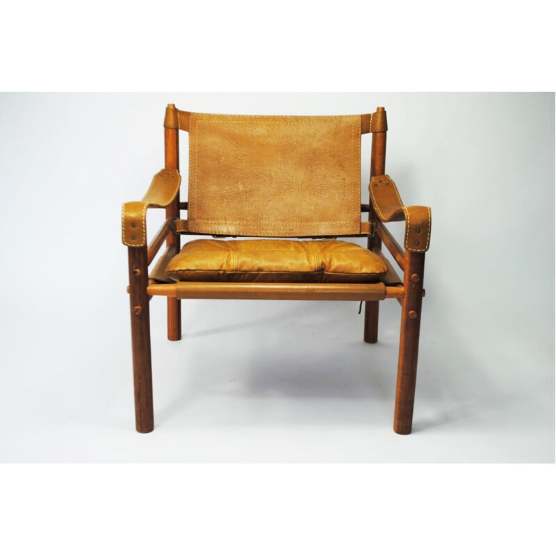 Mid-century Scandinavian "Sirocco" safari chair, Arne NORELL - 1960s