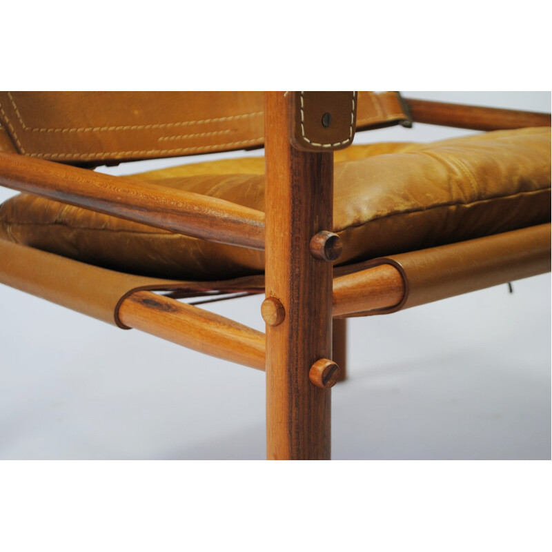 Chaise safari "Sirocco" vintage scandinave, Arne NORELL - 1960