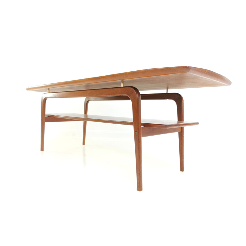 Mid Century Teak Coffee Table Arne Hovmand Olsen 