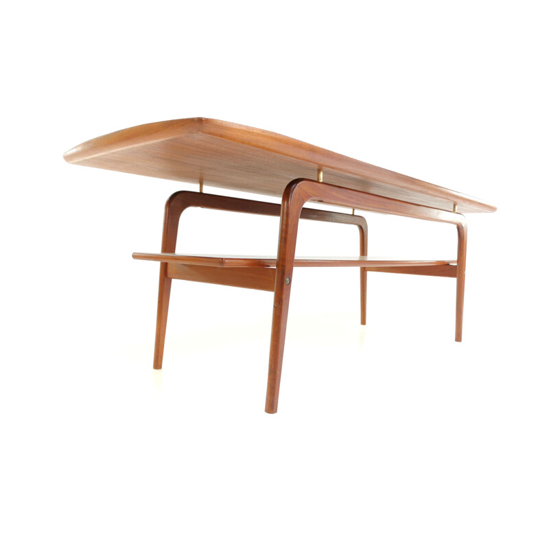 Mid Century Teak Coffee Table Arne Hovmand Olsen 