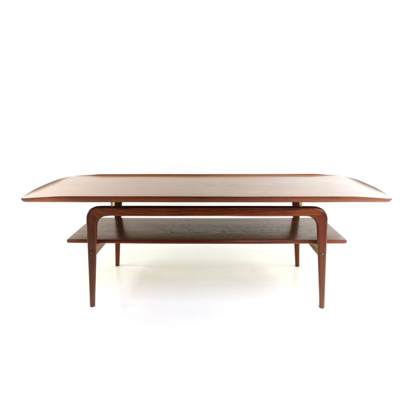 Mid Century Teak Coffee Table Arne Hovmand Olsen 