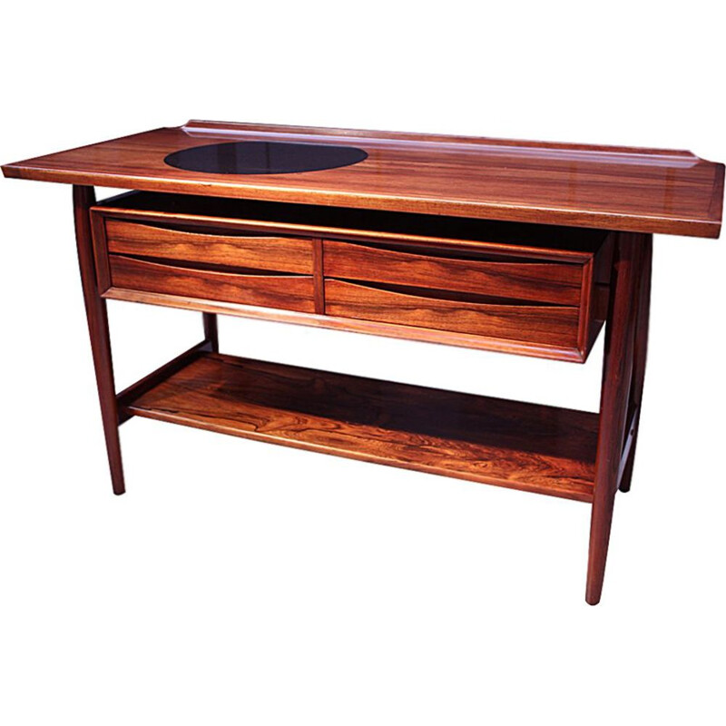 Mid century rosewood console table by Arne Vodder for Sibast Danish