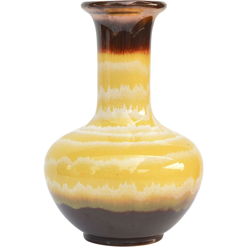 Vase vintage en céramique 3269 iStaffel Limburg Allemagne 1970