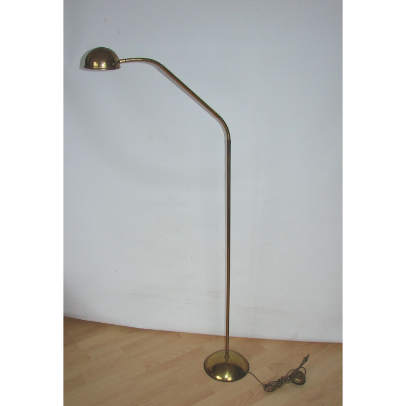 Vintage Floor lamp, brass 1970s