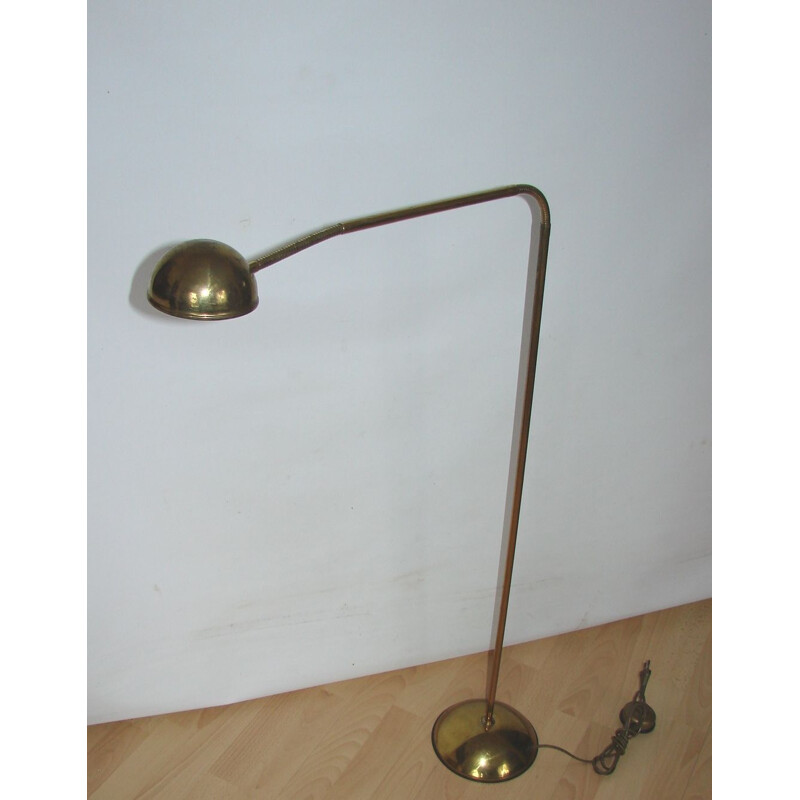 Vintage Floor lamp, brass 1970s