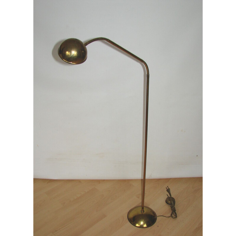 Vintage Floor lamp, brass 1970s