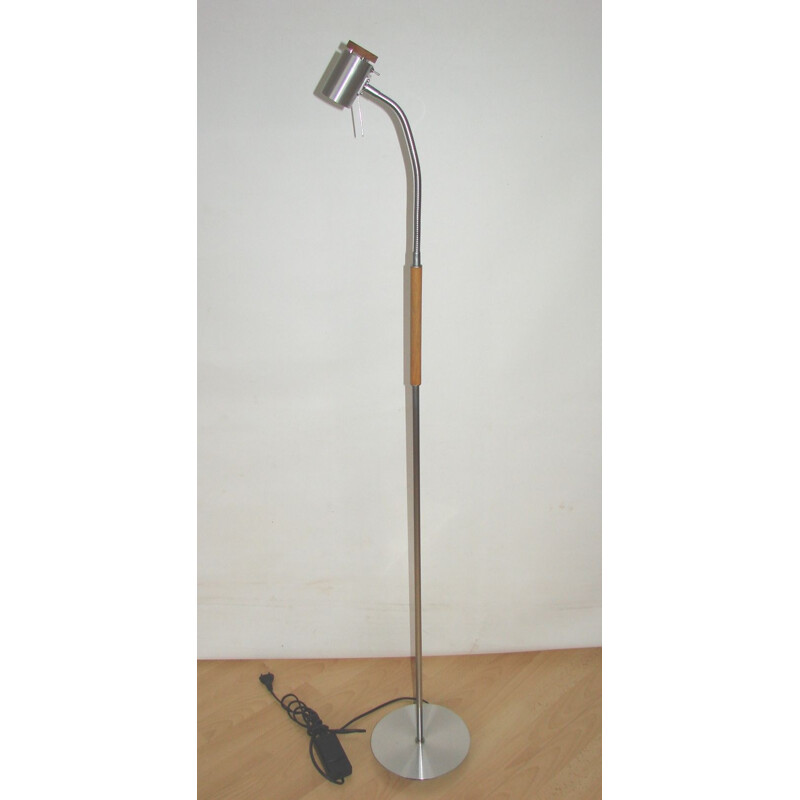 Vintage teak floor lamp 1980