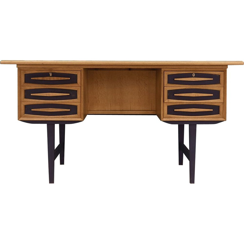 Vintage Desk ash, Danish 1970s