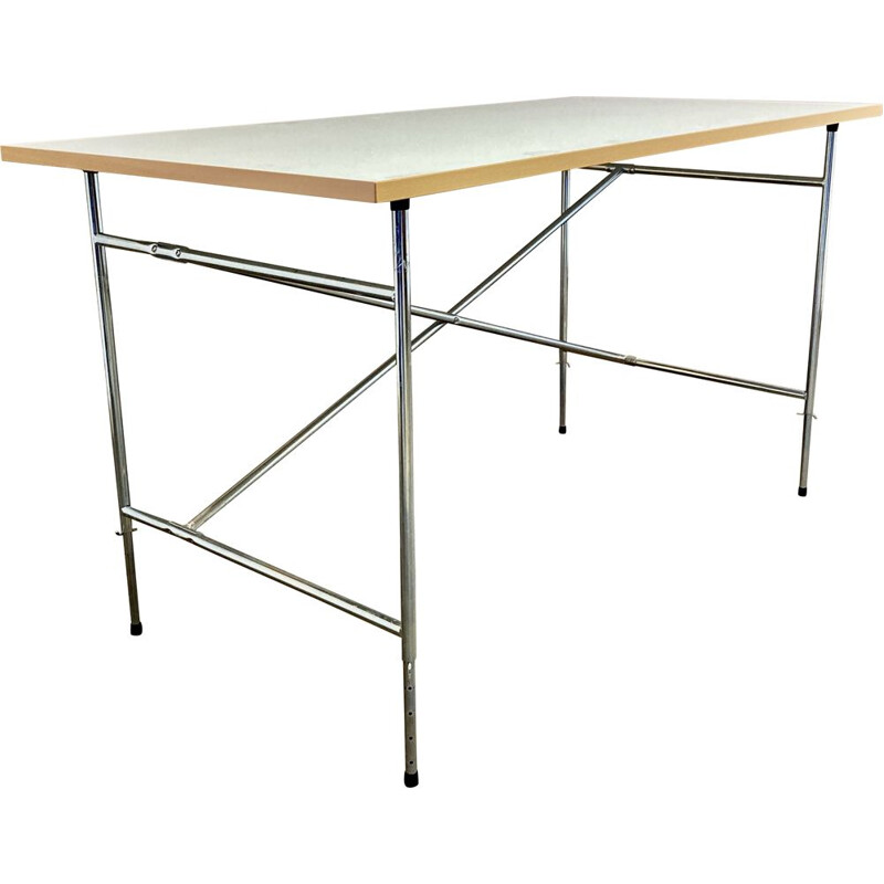 Vintage modular desk Metal and wood by Egon Eiermann