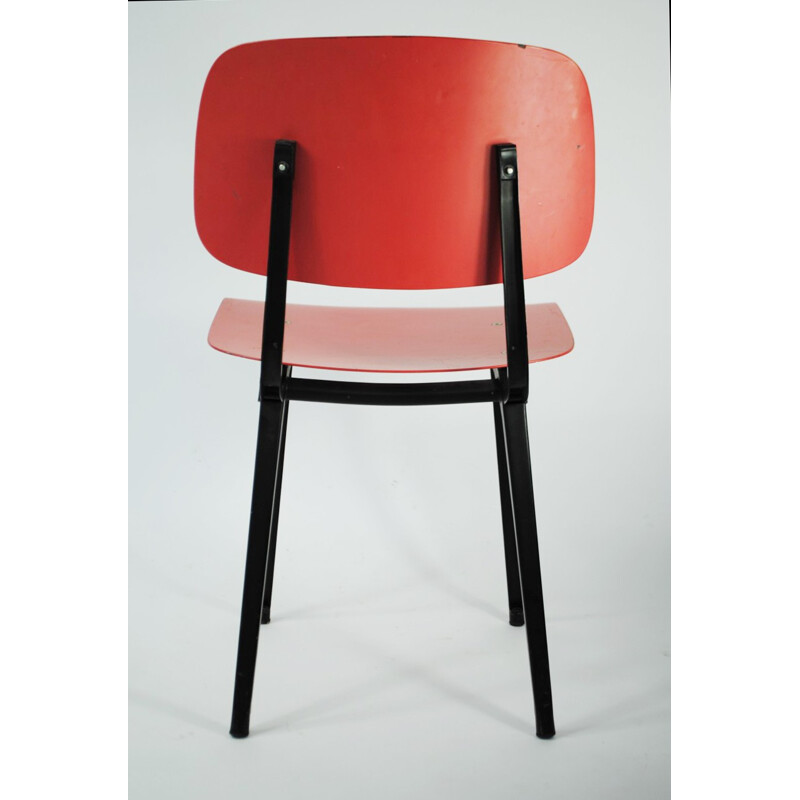 "Revolt" black and red chair, Friso KRAMER - 1950s