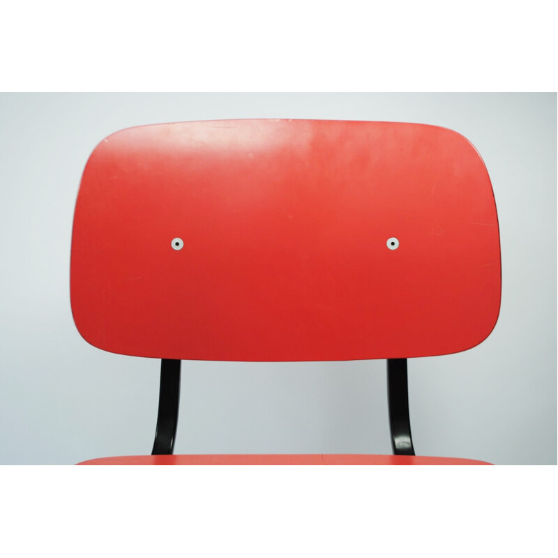 "Revolt" black and red chair, Friso KRAMER - 1950s