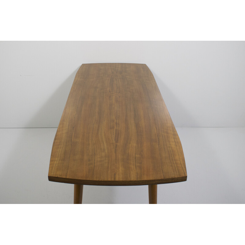 Scandinavian beech wood coffee table, 1960