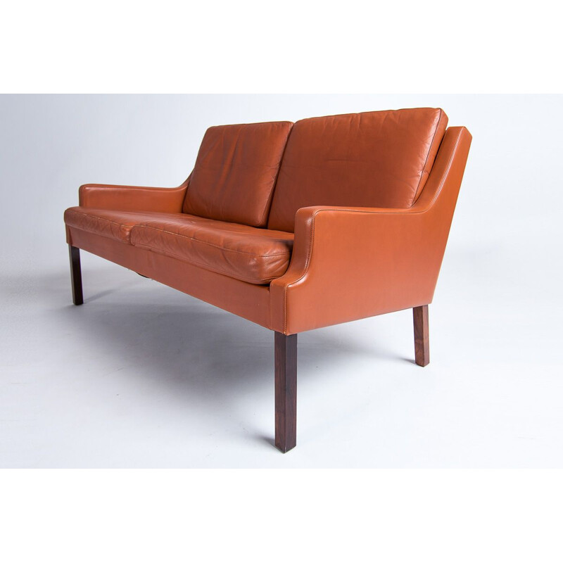 Vintage Sofa in Leather by Rud Thygesen For Georg Thams, Danish 1960s