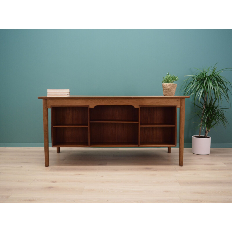 Vintage Oak Desk, Danish design, 1970s