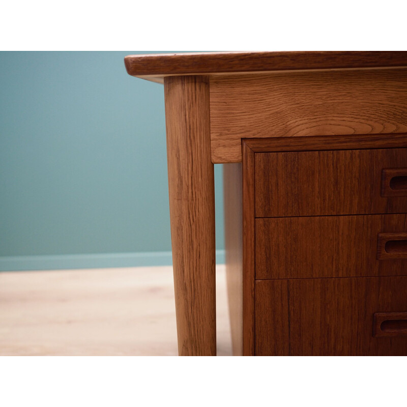 Vintage Oak Desk, Danish design, 1970s