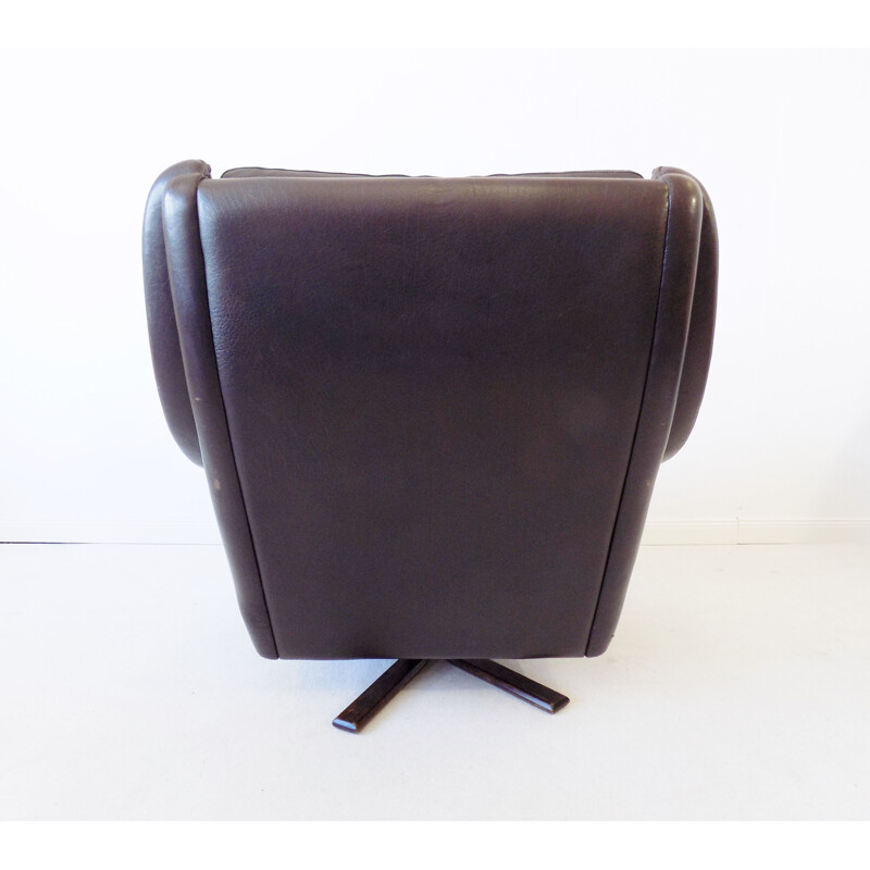 Vintage Matador Leather armchair by Aage Christiansen for Erhardsen & Andersen