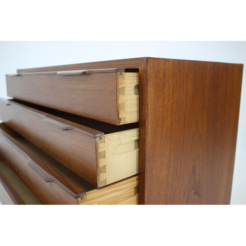 Vintage Teak Chest of Drawers, Denmark 1960s