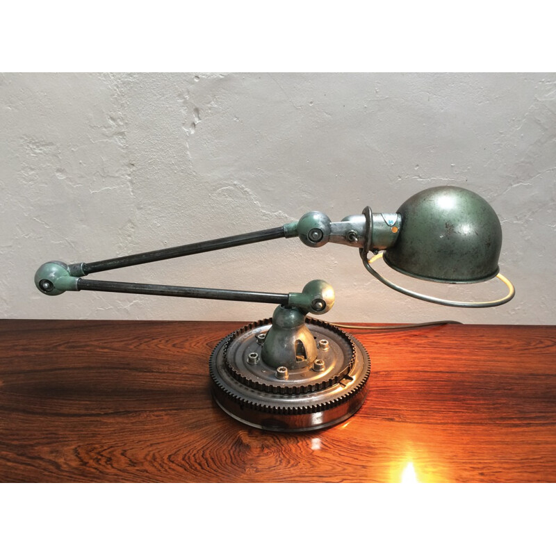 Metal industrial Jieldé lamp, Jean-Louis DOMECQ - 1950s