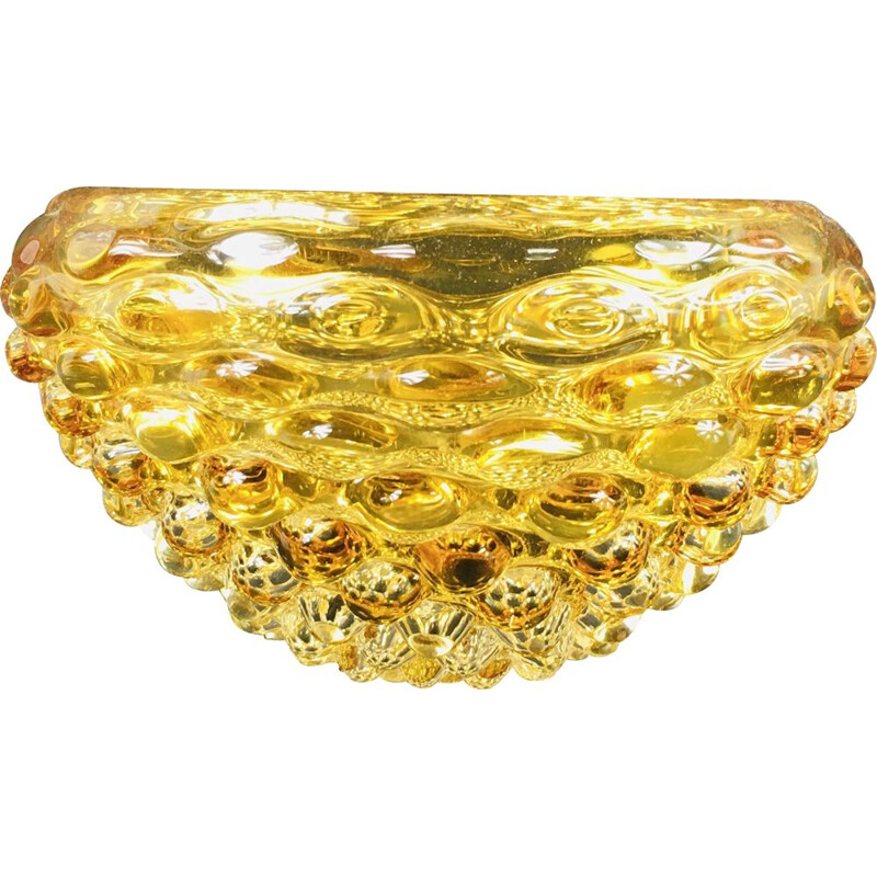 Vintage Murano Glass Lenti Bowl by Ercole Barovier for Barovier and Toso, 1940s