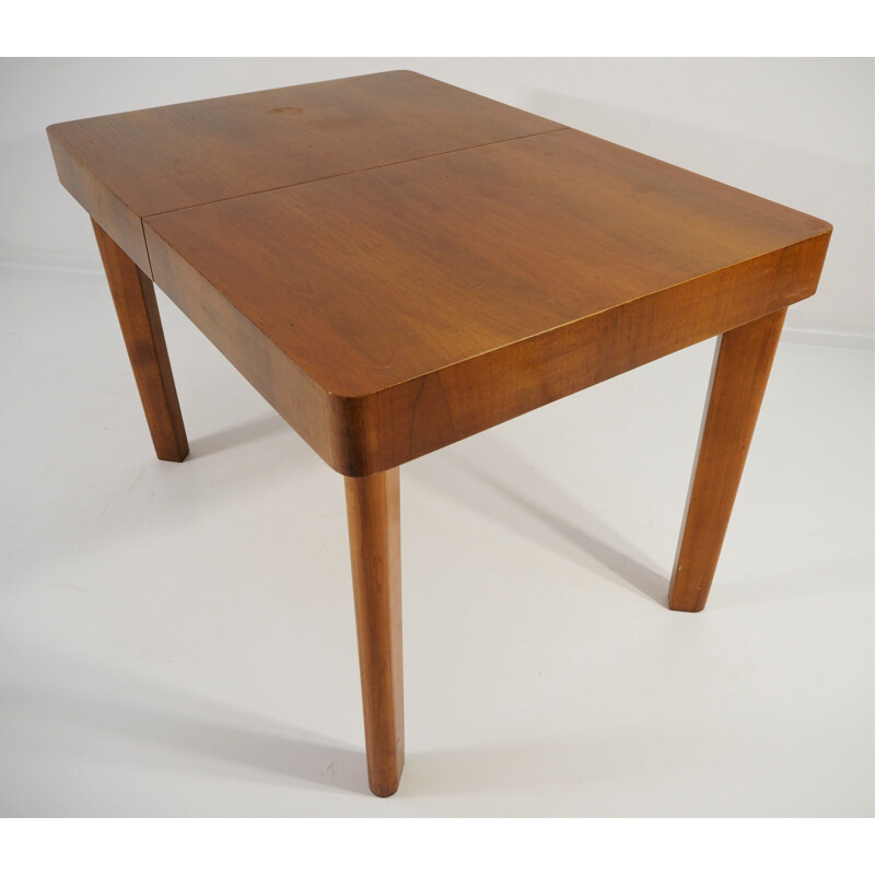 Vintage Dining Table,  Art Deco Czechoslovakia 1950s